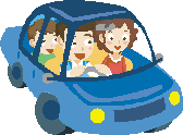 Family in Car 